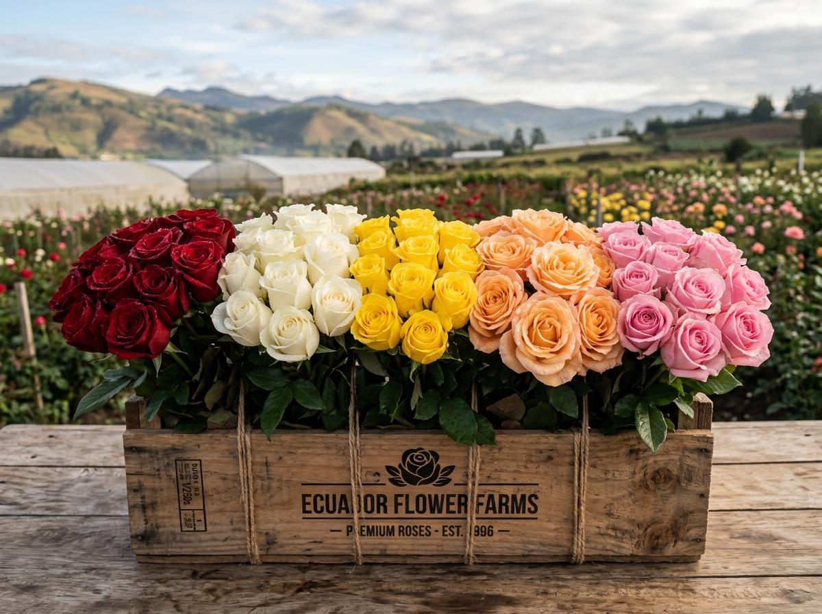 Variedades de Rosas Ecuatorianas